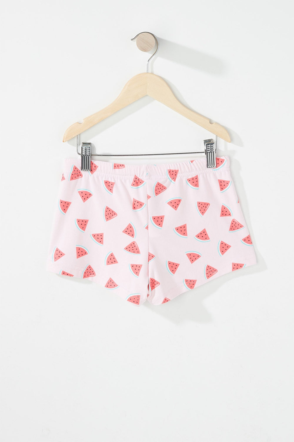 Kids Girls 2-Piece Graphic T-Shirt & Short Pajama Set Aqua