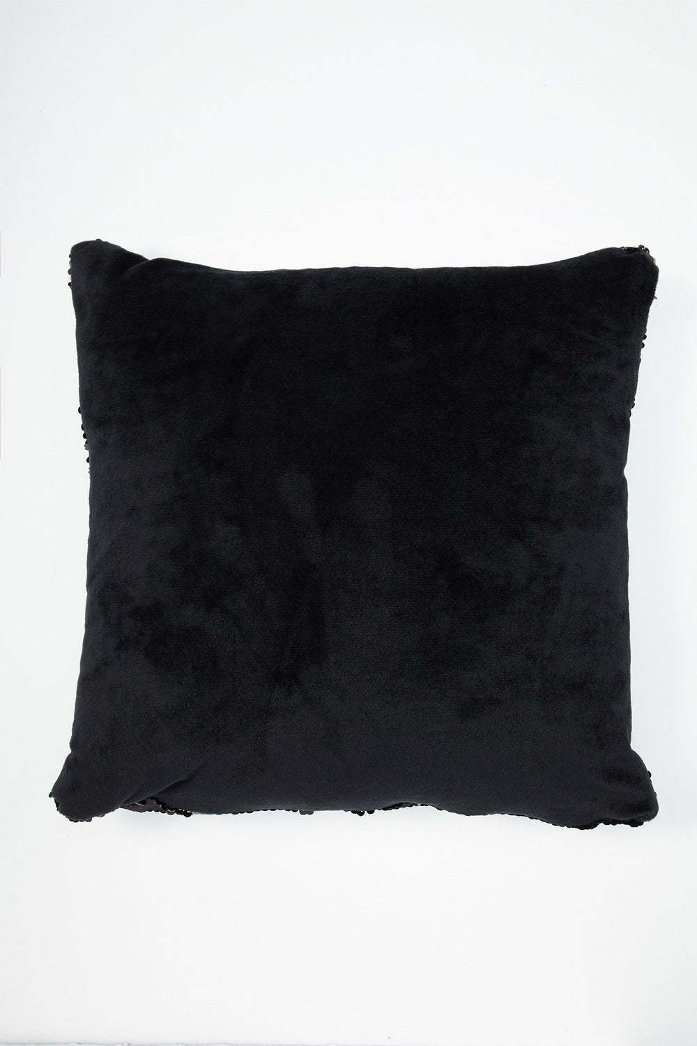Women Coussin à paillettes réversibles métallisées Argent