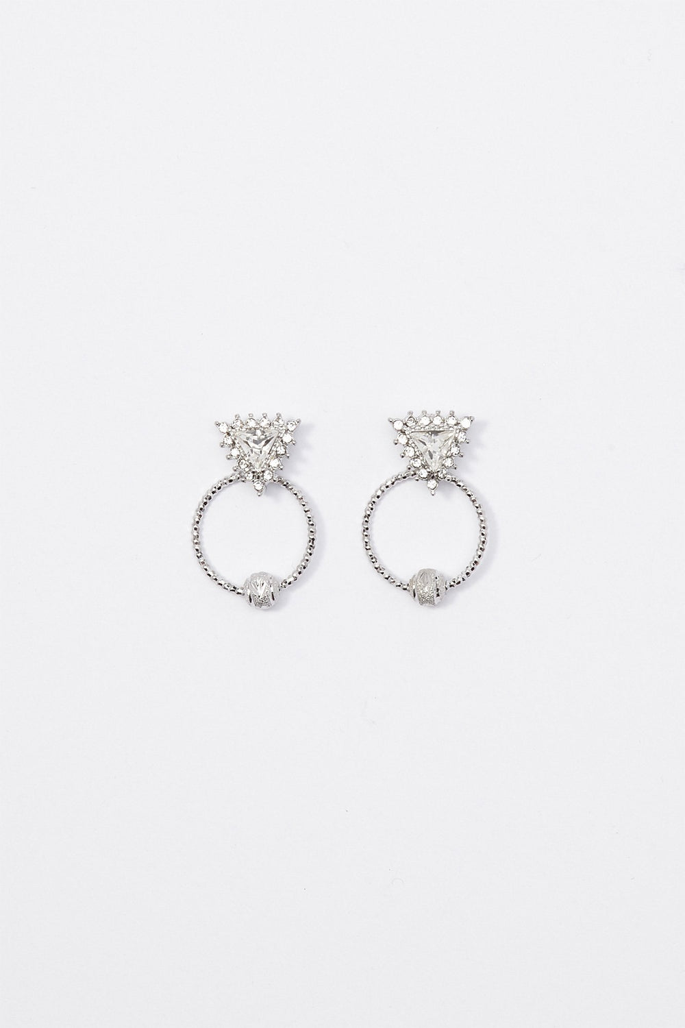 Women Créoles avec pierres du Rhin Argent