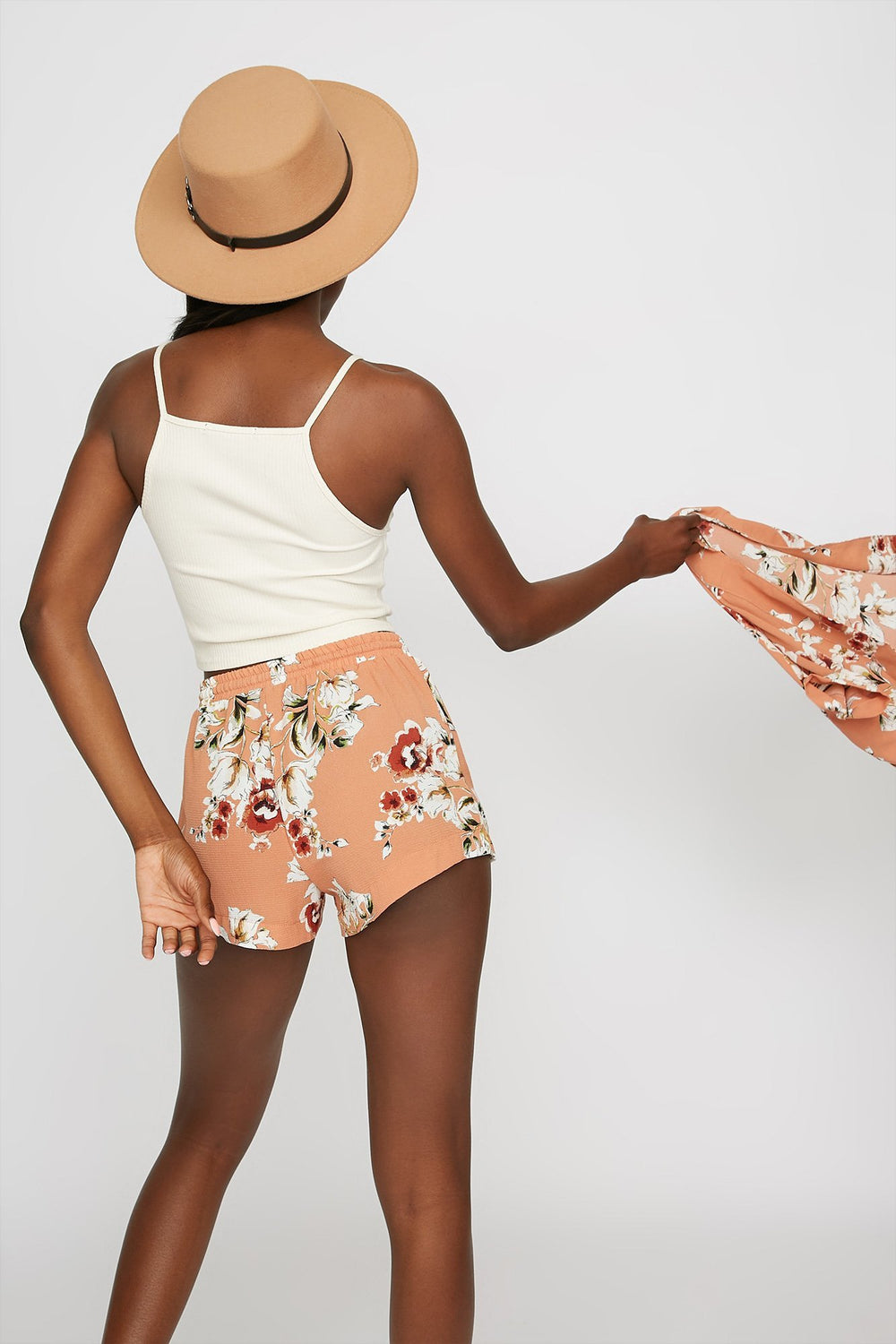 Women Floral Drawstring Short Assorted