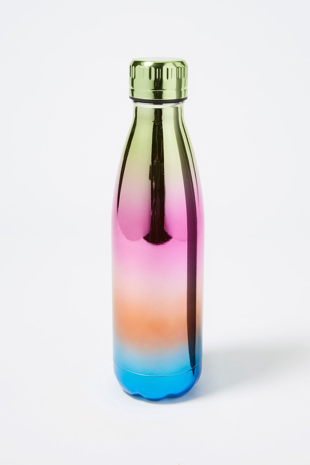 Women Ombre Chrome Metallic Water Bottle Assorted