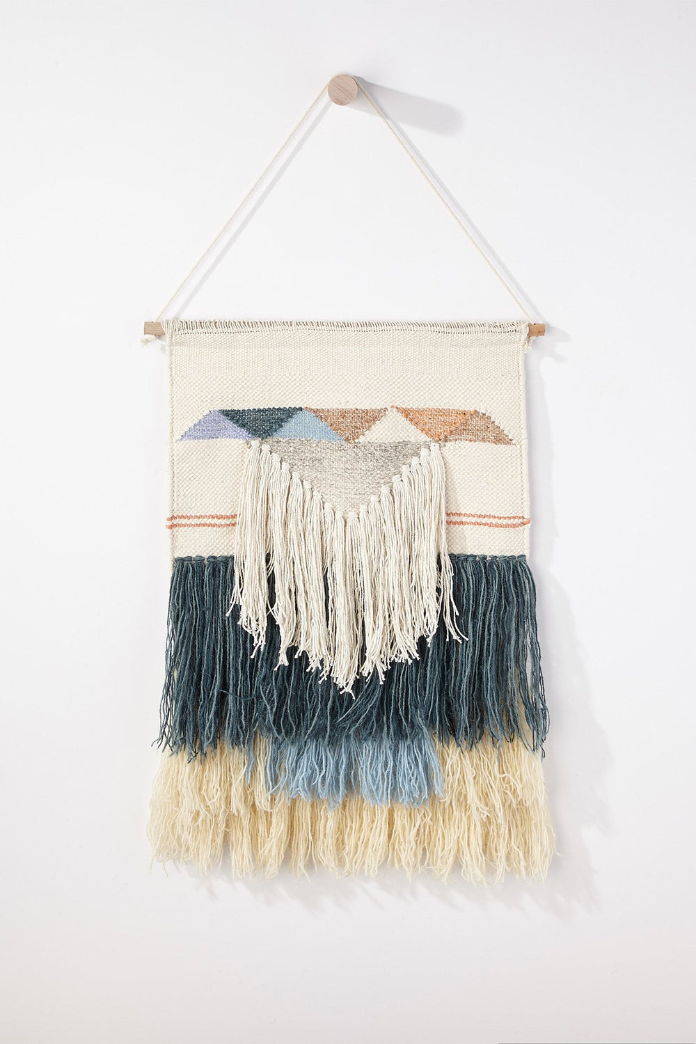 Women Macramé suspendu multicolore Beige