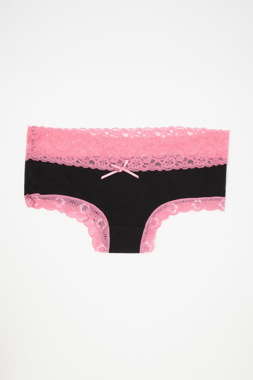 Women Bride Squad Lace Undie Black