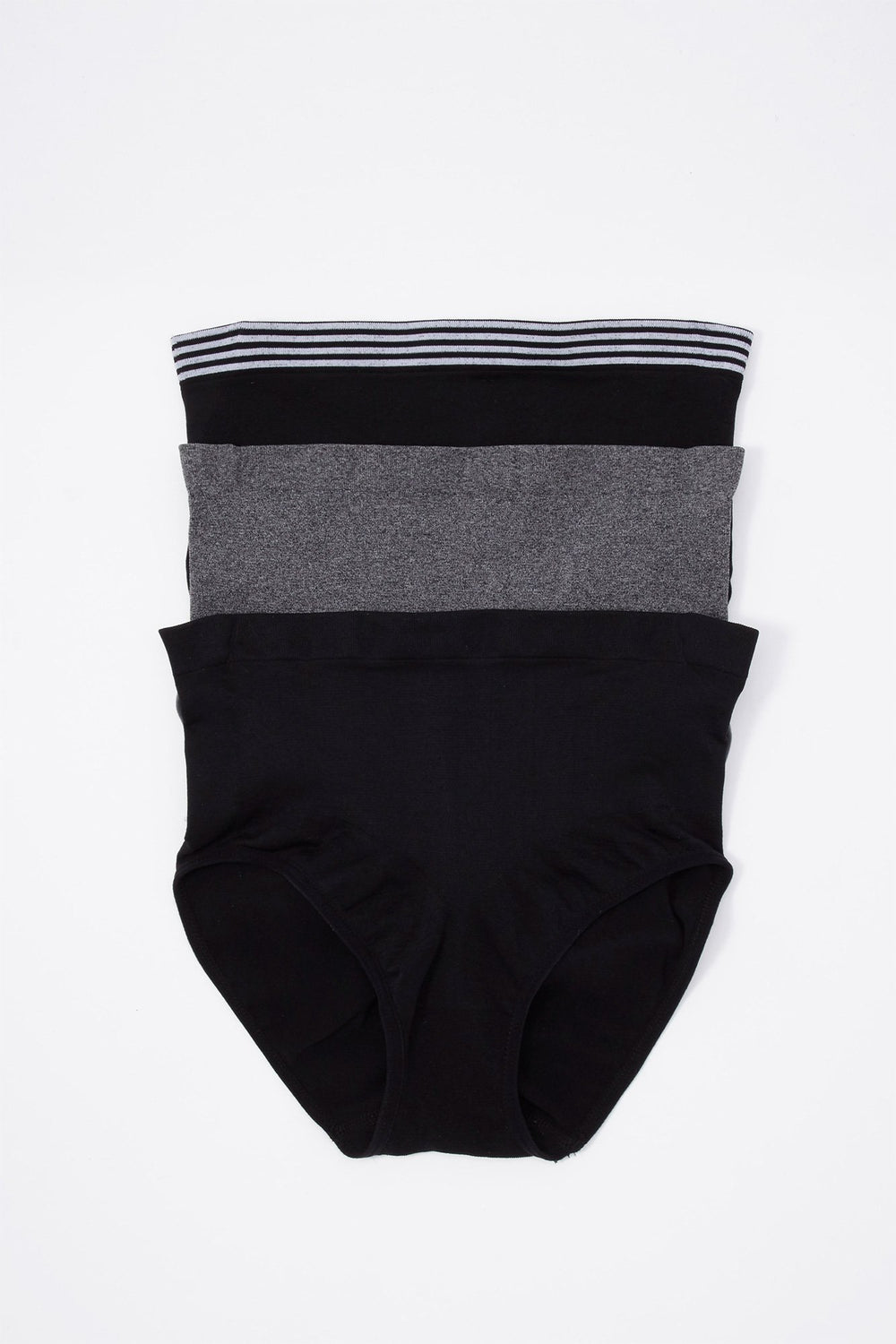 Women Smoother & Shaper Seamless Brief (3 Pack) Black
