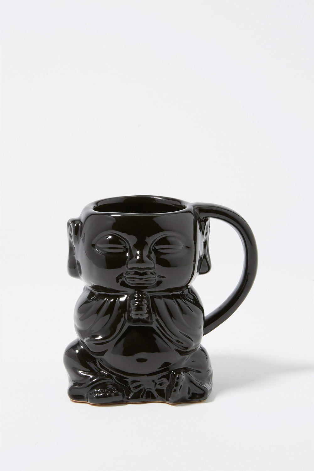 Women Buddha Ceramic Mug Black
