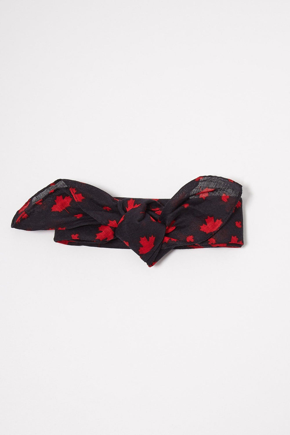Women Canada Bandana Black