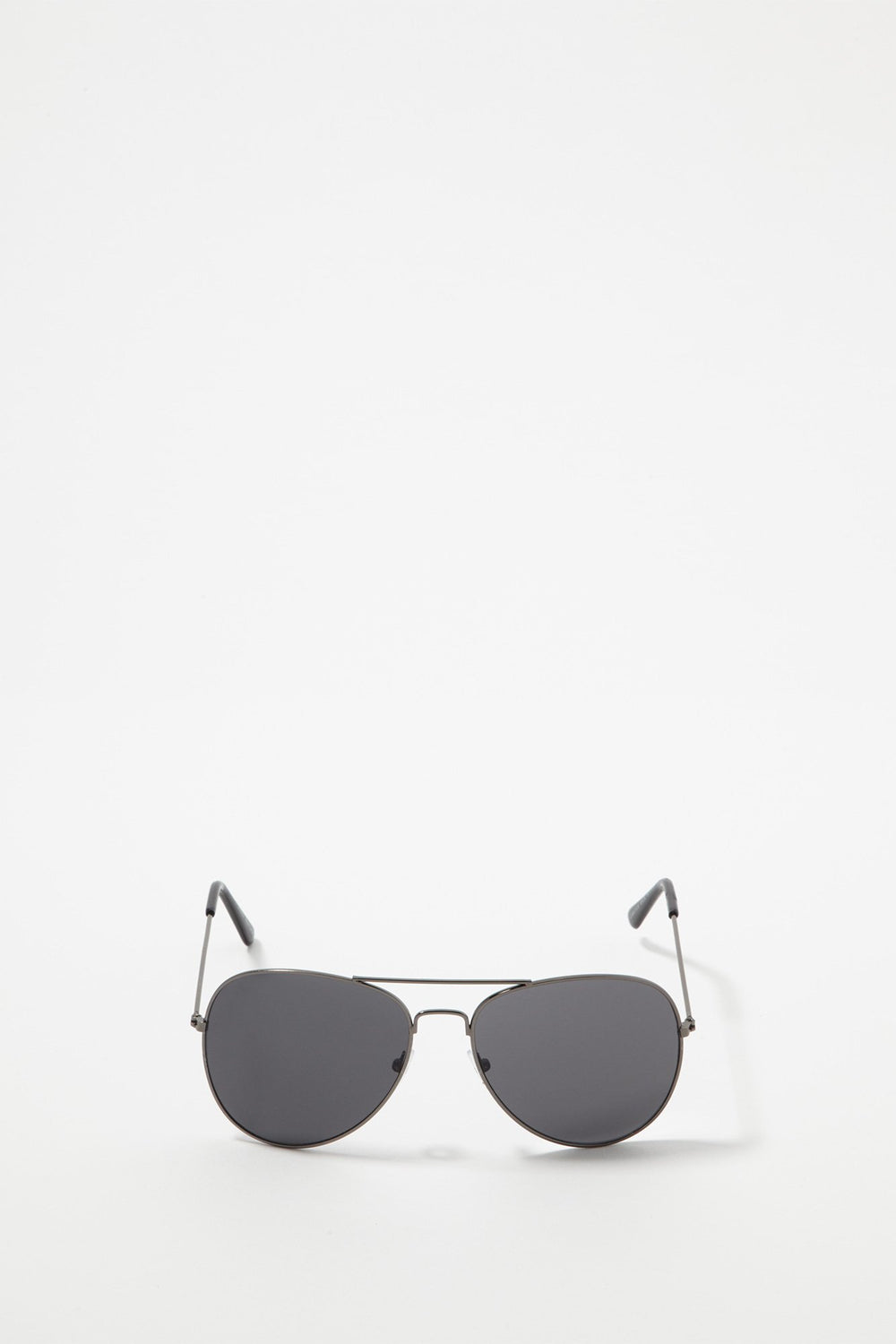 Men Colourful Aviator With Brow Bar Sunglasses Black