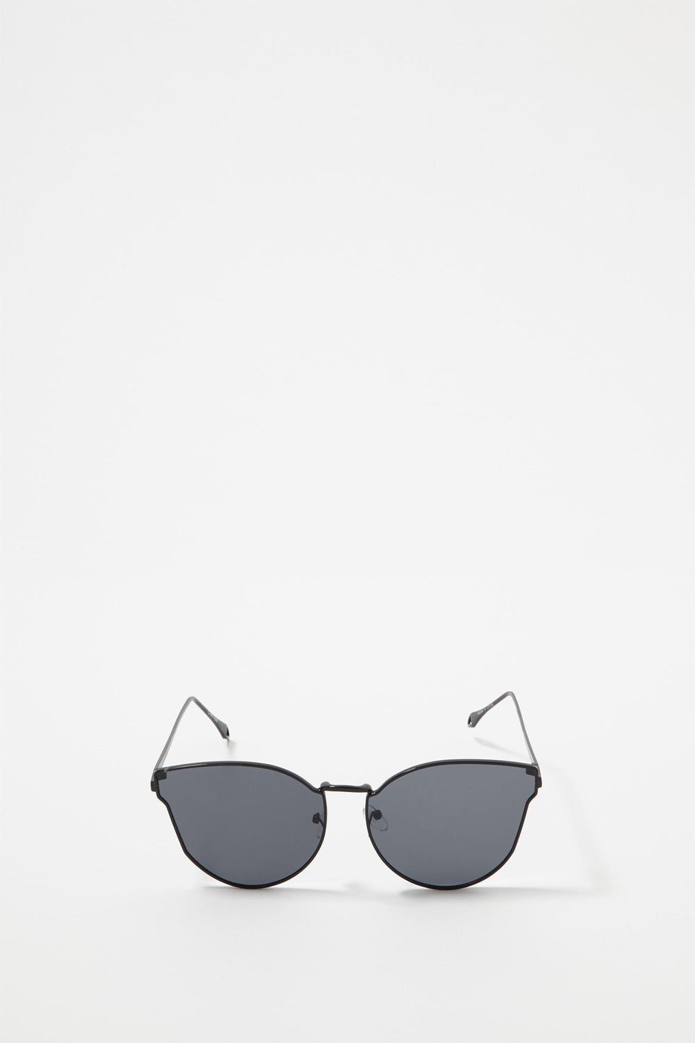 Women Colourful Mirrored Cateye Sunglasses Black