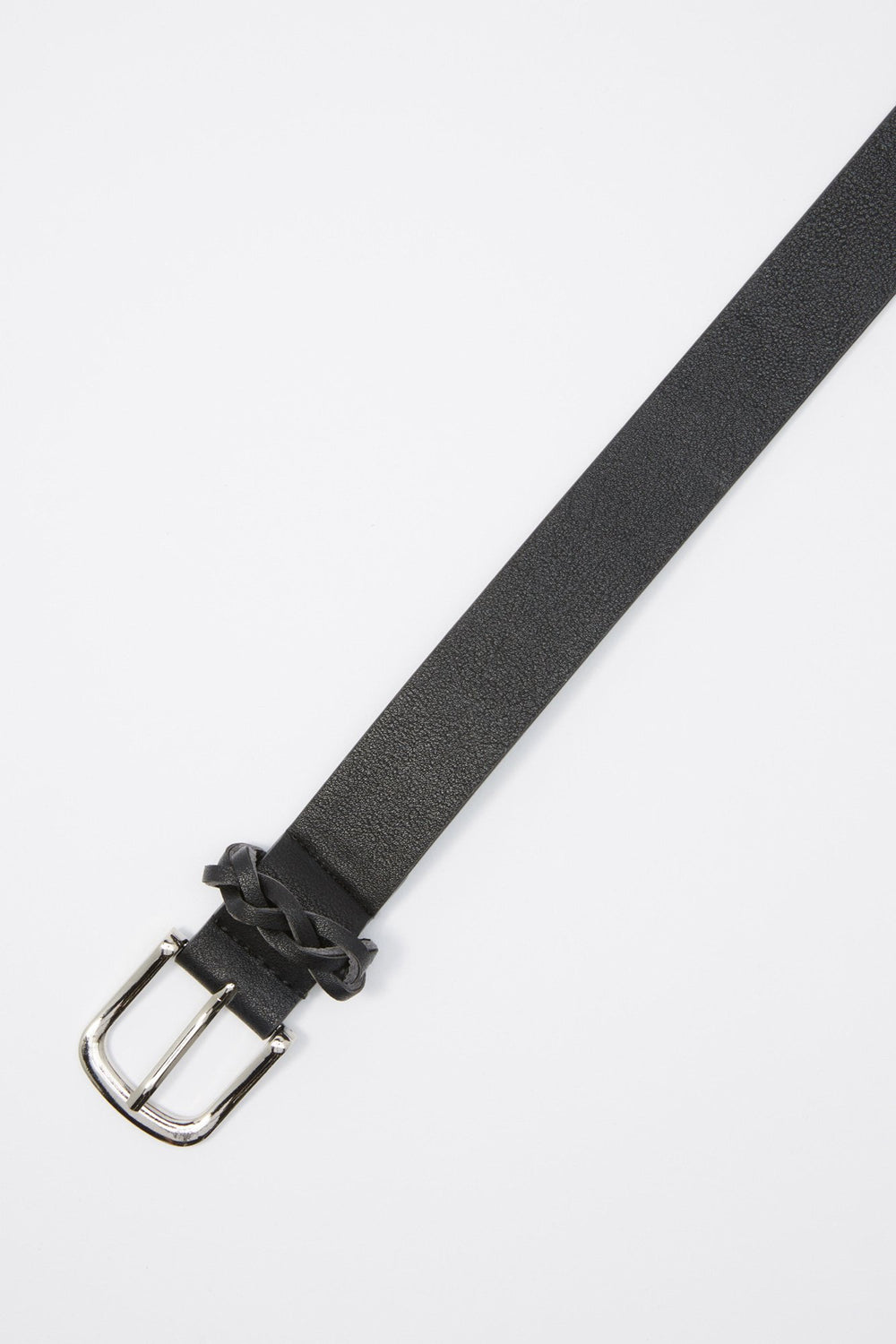 Women Faux-Leather Belt Black
