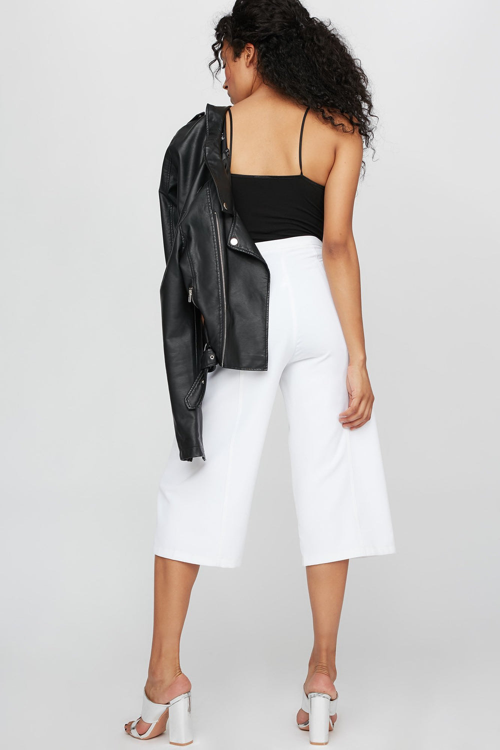 Women Longline Basic Camisole Black
