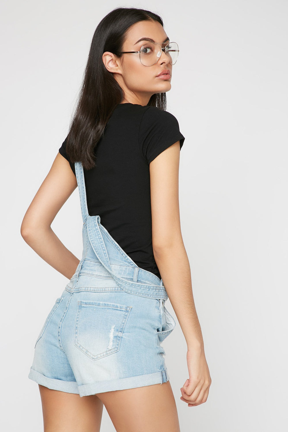 Women Scoop Neck Basic T-Shirt Black