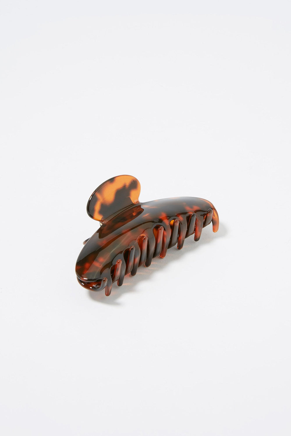 Women Textured Claw Hair Clip Black