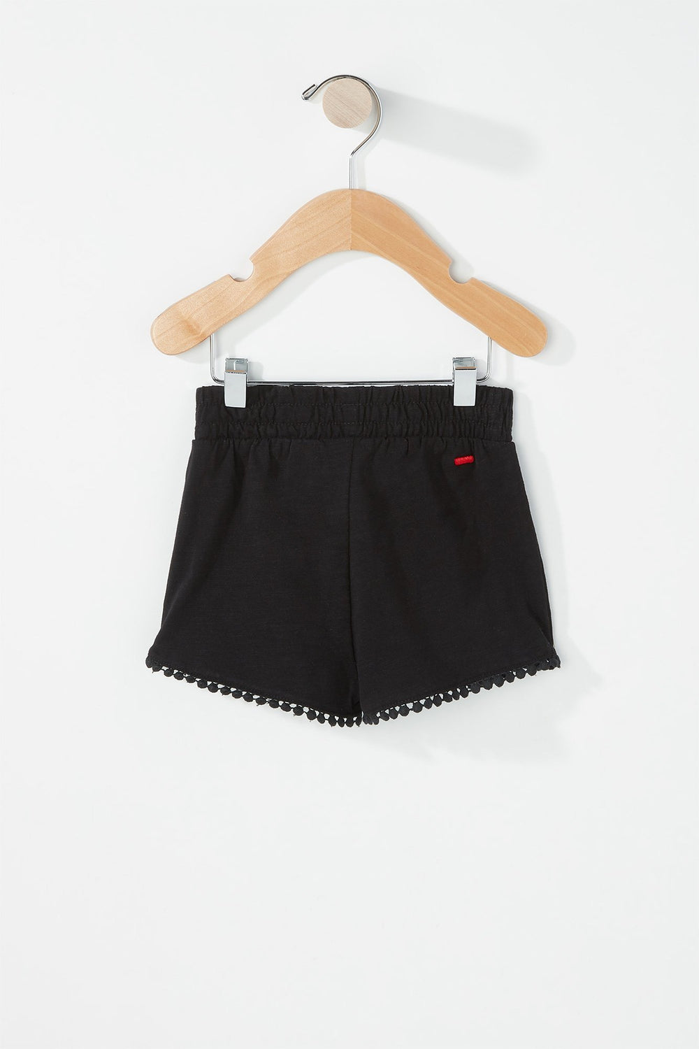 Kids Baby Girl Crochet Tulip Short Black