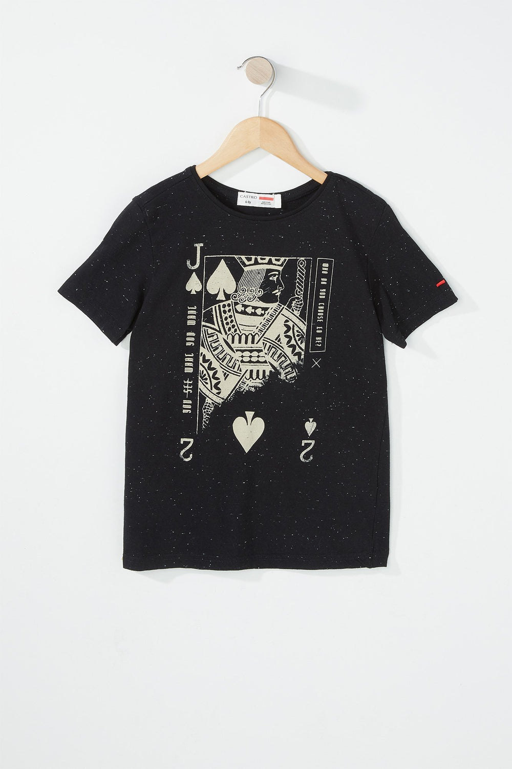 Kids Boys Joker Graphic T-Shirt Black