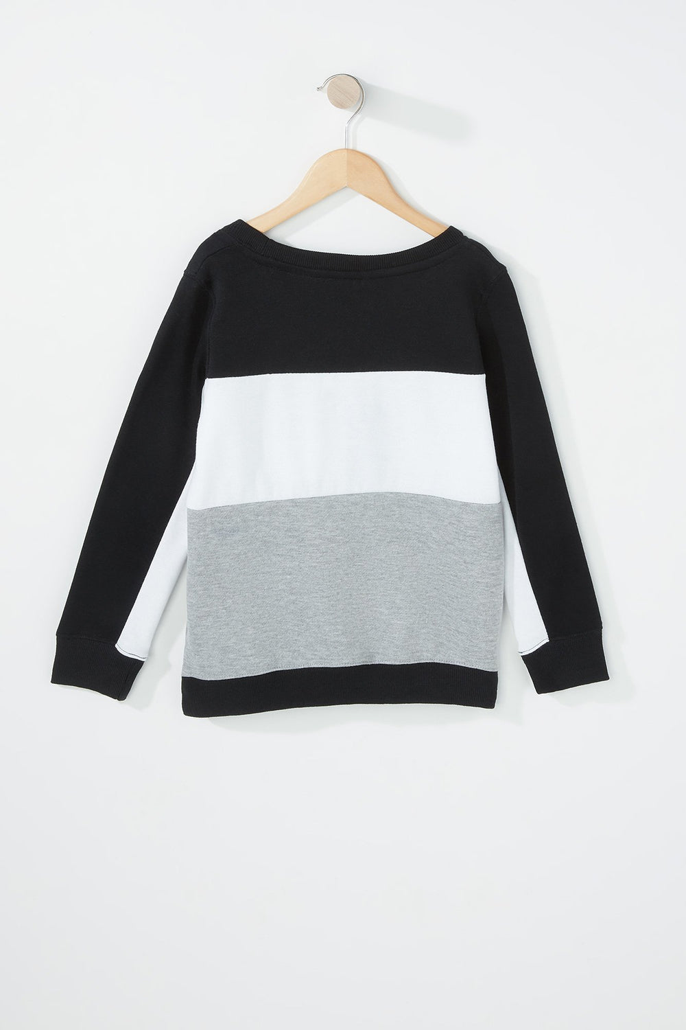 Kids Boys Rocawear Colour Block Crewneck Sweater Black