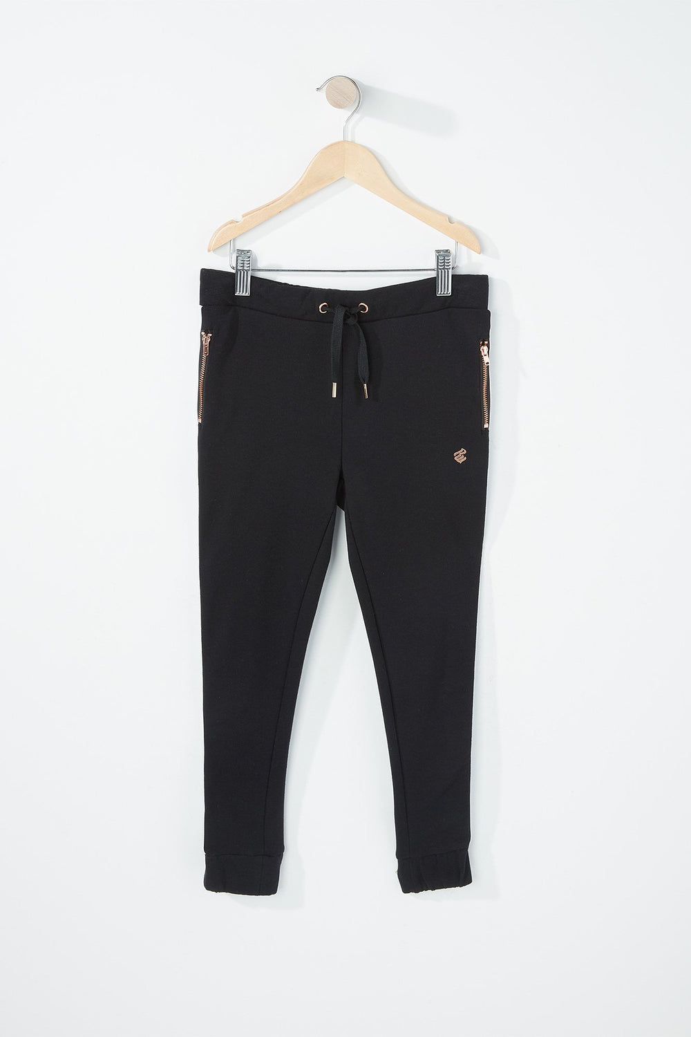 Kids Girls Rocawear Side Stripe Active Jogger Black