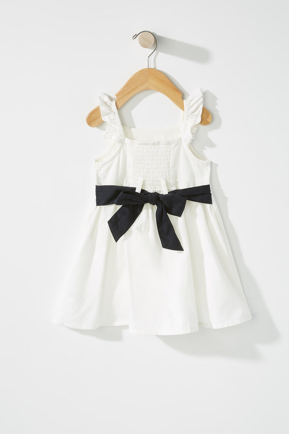 Kids Robe volantée avec boucle pour bébé fille (2 unités) Blanc cassé