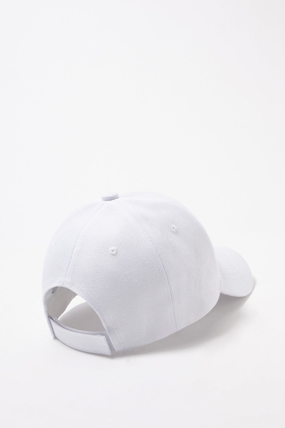 Women Casquette à motif brodé Feuille d'érable Canada Blanc