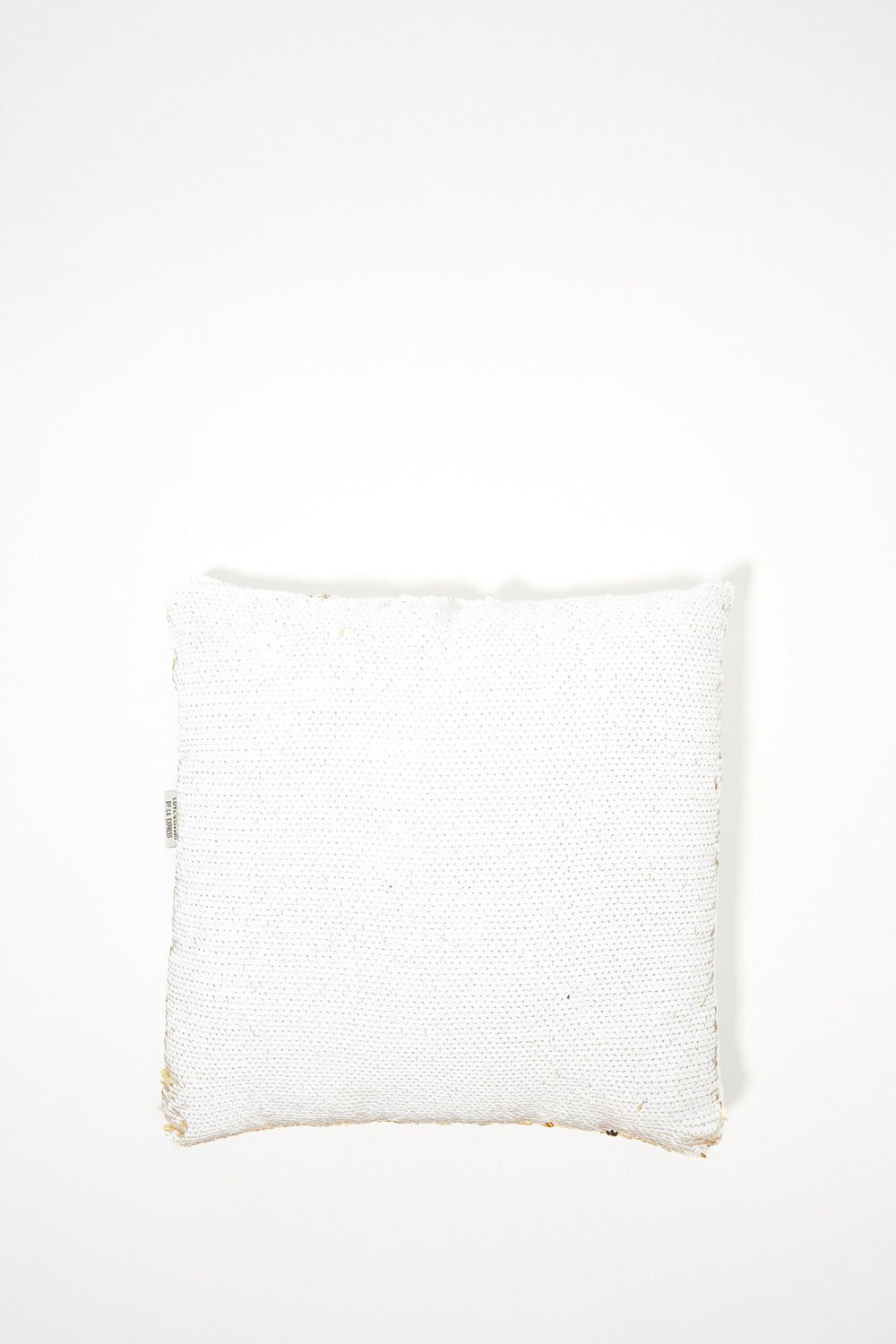 Women Coussin avec paillettes réversibles Blanc