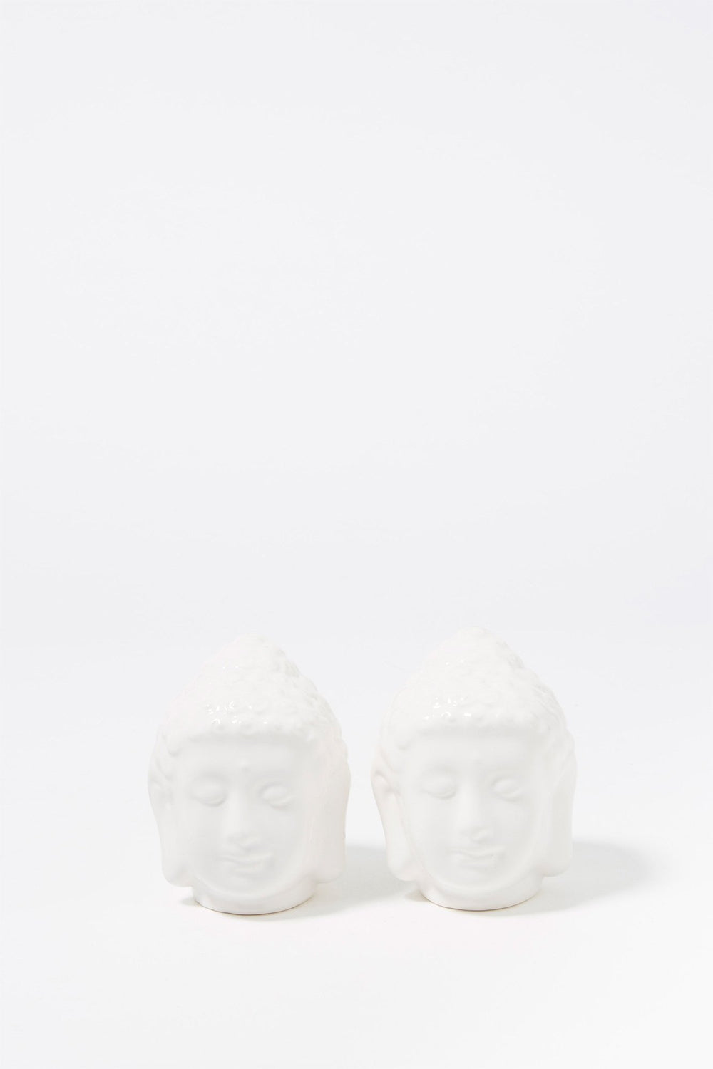 Women Ensemble poivrière-salière Bouddha (2 unités) Blanc