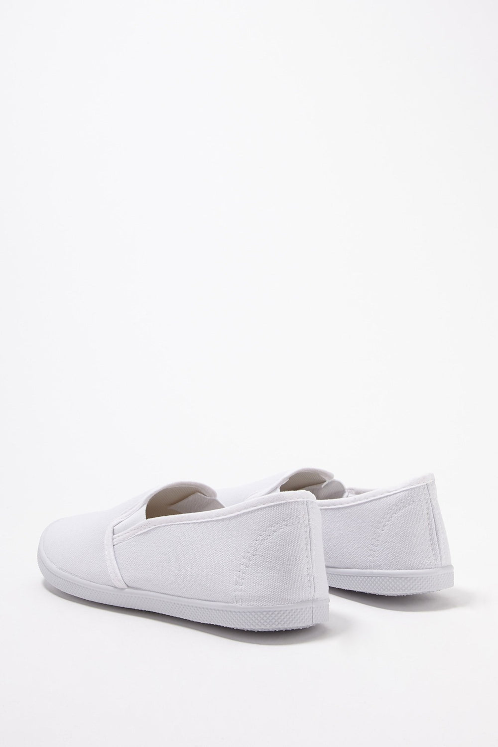 Women Espadrilles en toile à enfiler Blanc