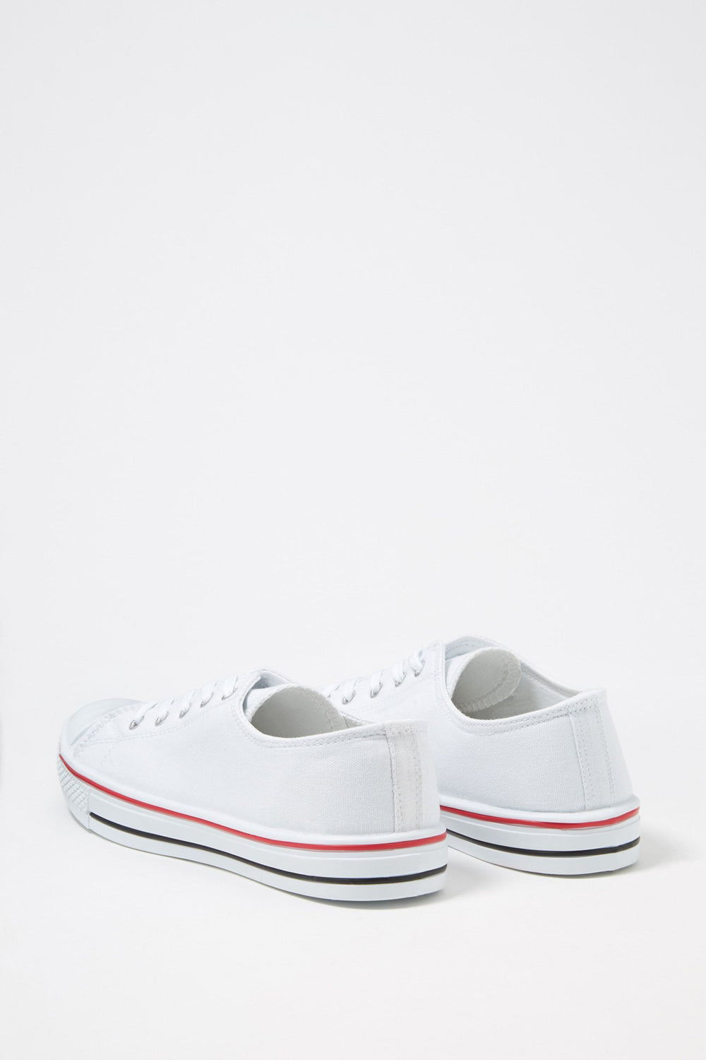 Women Espadrilles en toiles lacées Blanc