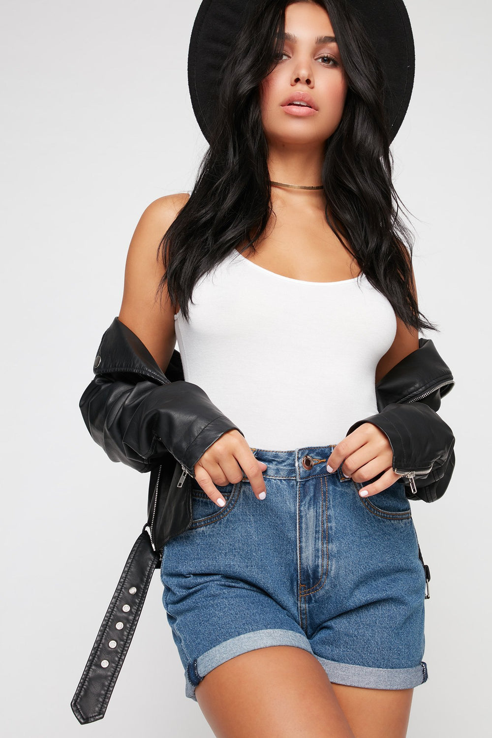 Women Maillot léger de base Blanc