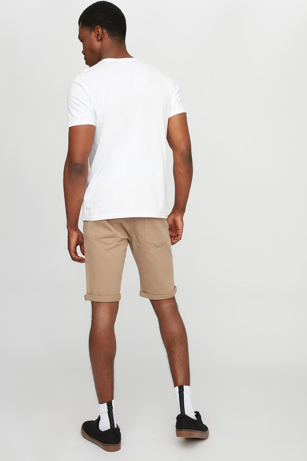 Men T-shirt à imprimé World Cup Argentina avec encolure dégagée Blanc