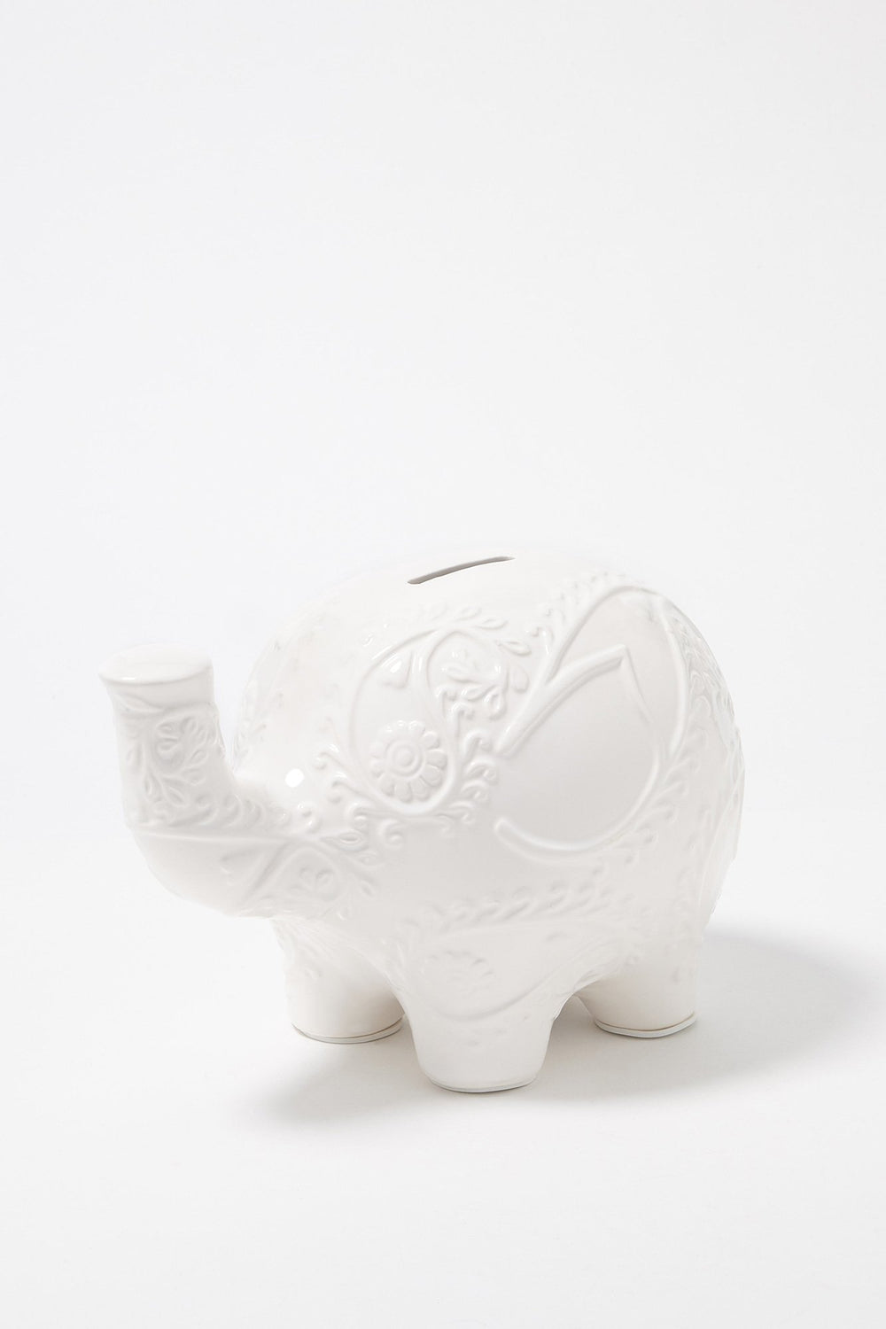 Women Tirelire Éléphant Blanc
