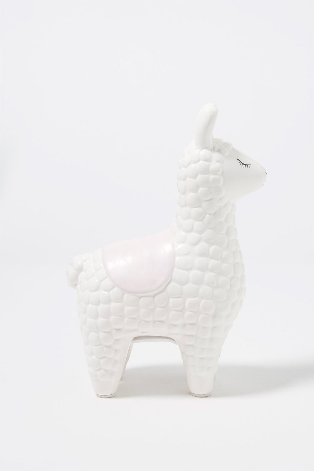 Women Tirelire Lama Blanc