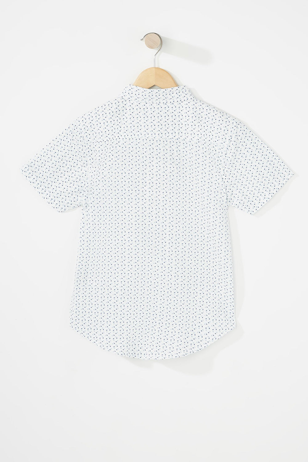Kids Chemise boutonnée imprimée à manches courtes pour garçon Blanc