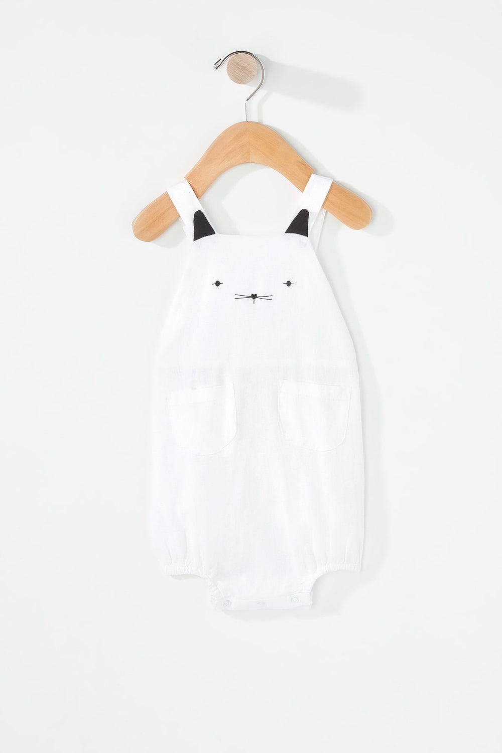 Kids Combinaison à imprimé Chat pour bébé fille Blanc