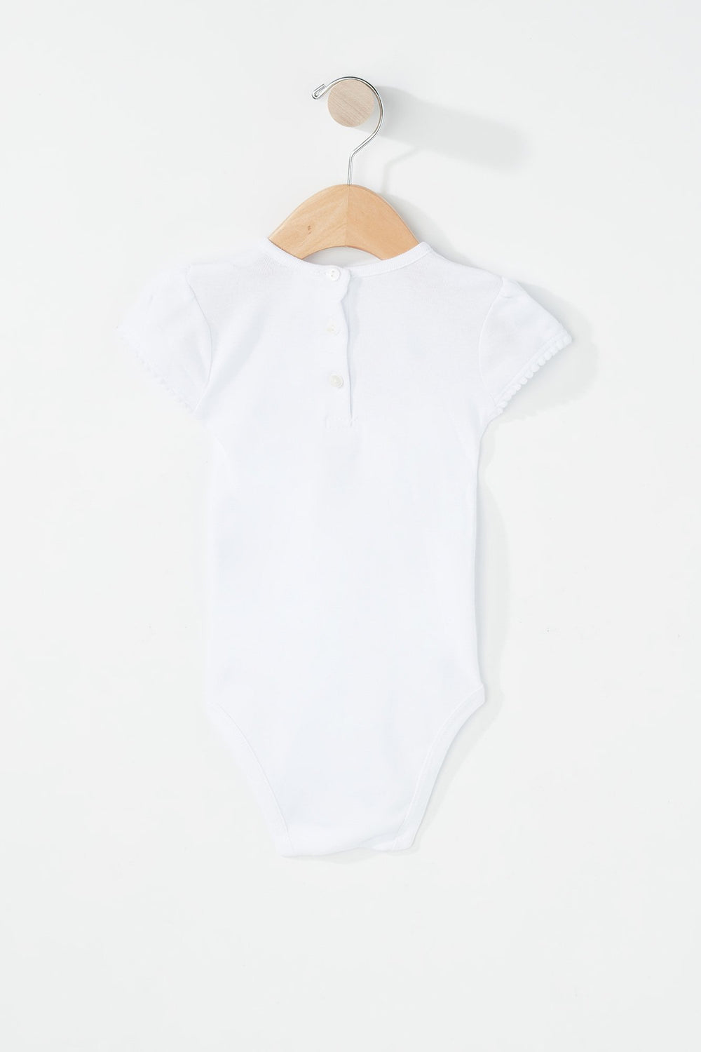 Kids Combinaison fleurie avec pompons et pampilles pour bébé fille Blanc