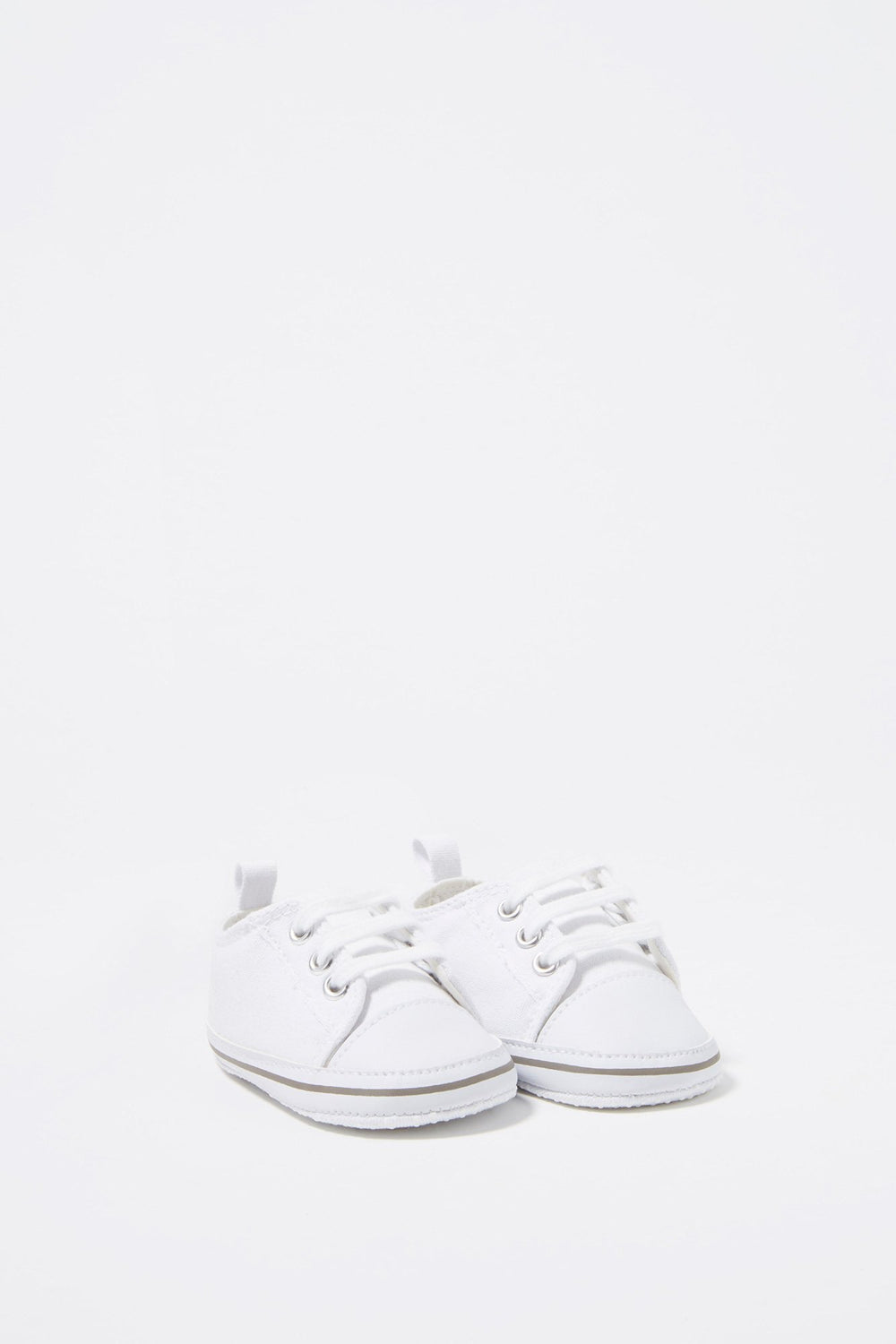 Kids Espadrilles en toile sans lacets pour bébé garçon Blanc