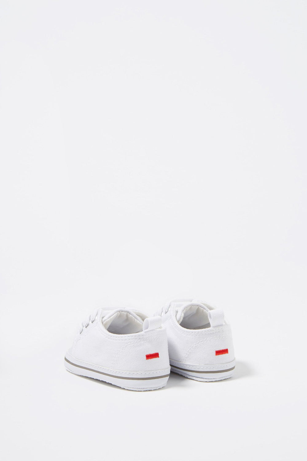 Kids Espadrilles en toile sans lacets pour bébé garçon Blanc