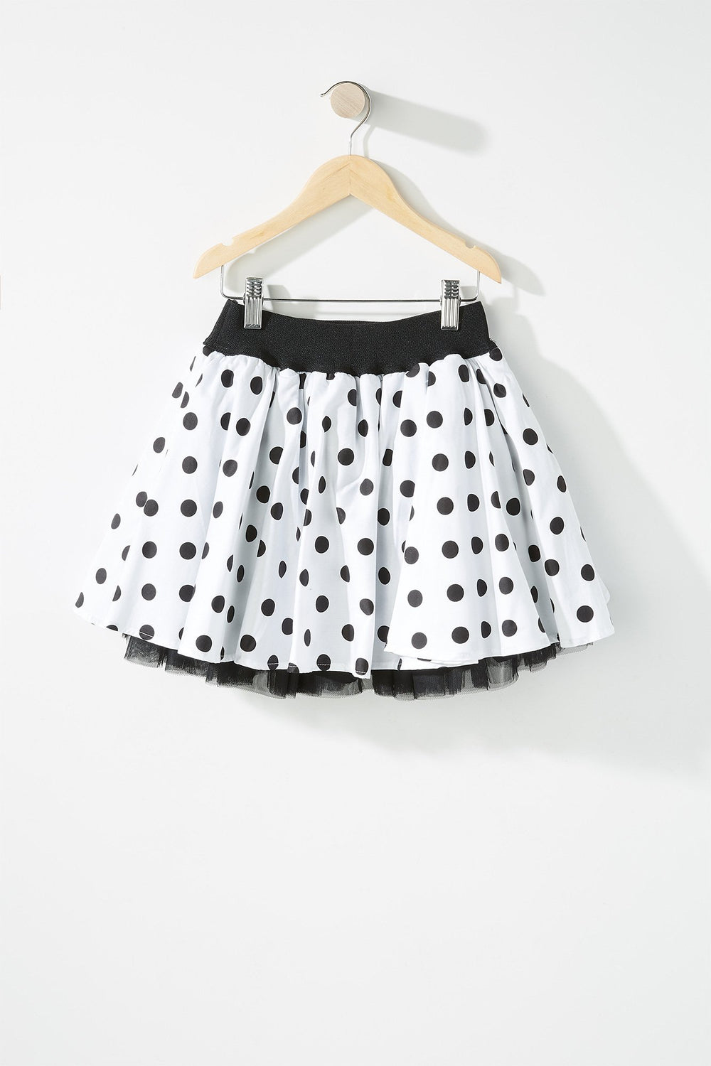 Kids Jupe-tutu à pois pour fille Blanc