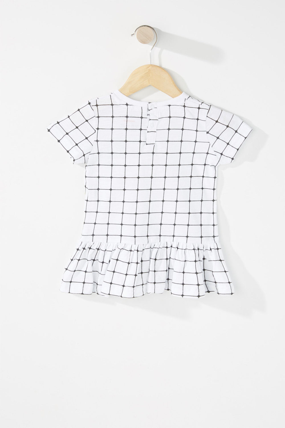 Kids Robe à basque avec broderies Lapin pour bébé fille Blanc