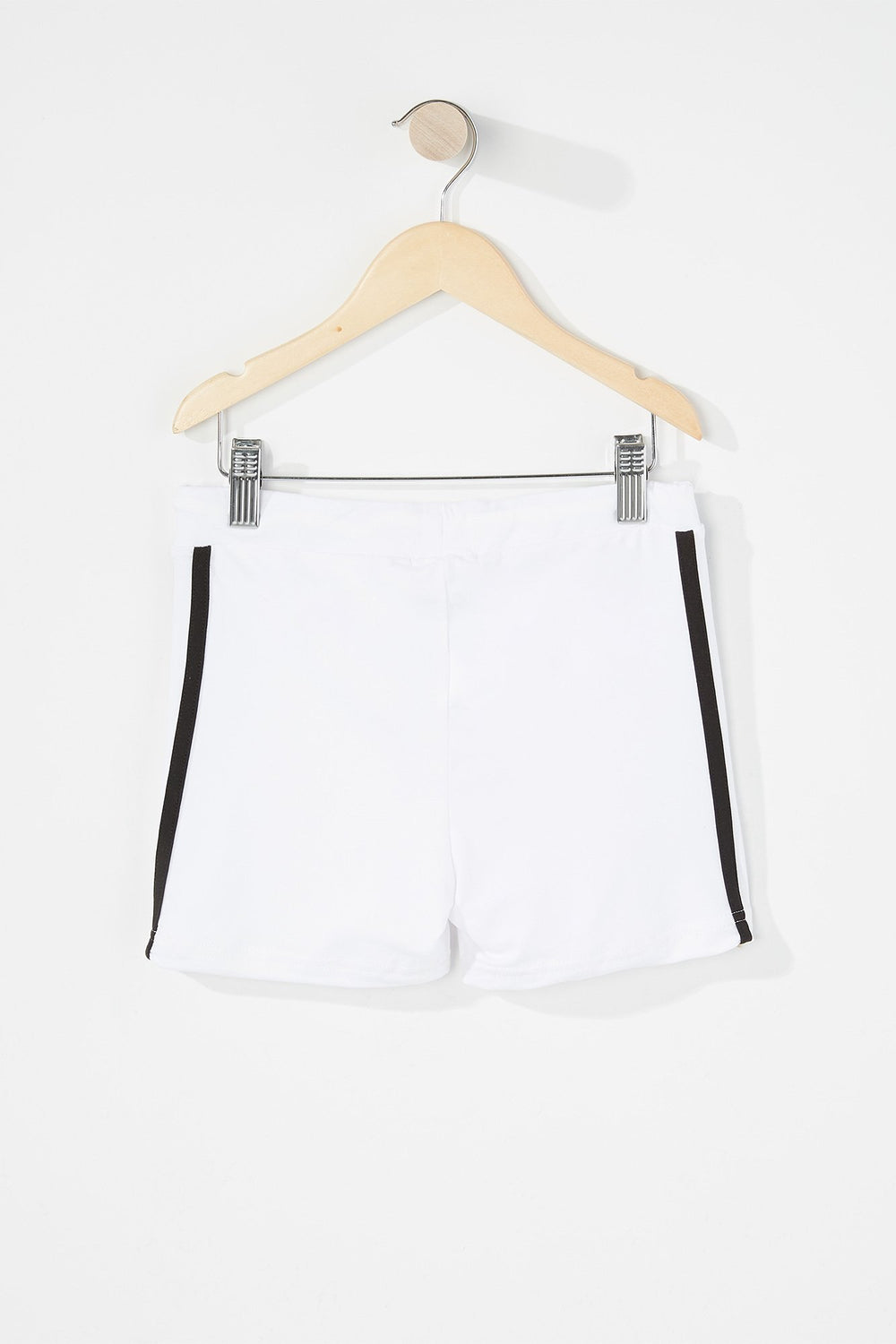 Kids Short à rayures latérales pour fille Blanc