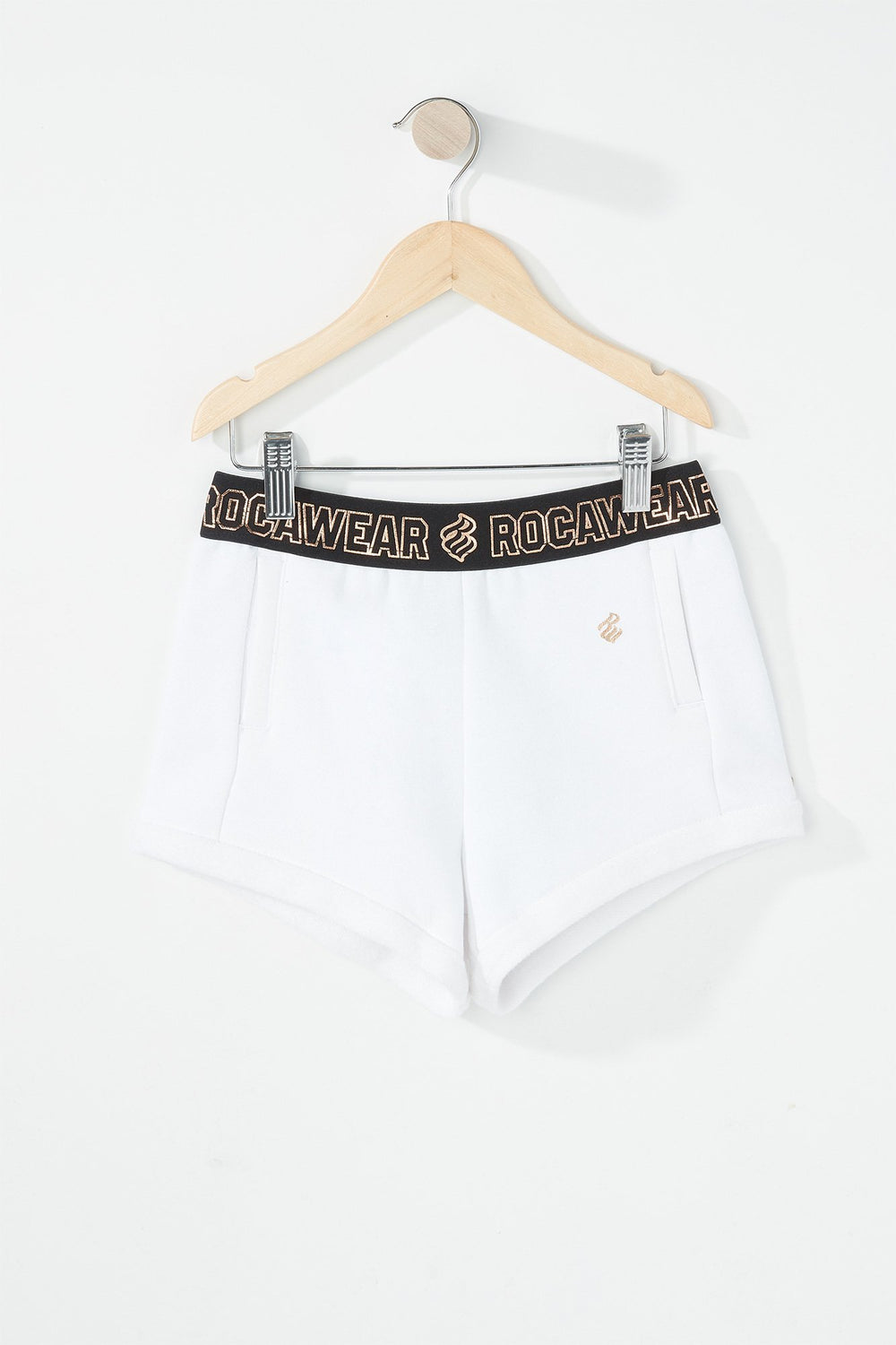Kids Short Rocawear avec bande imprimée pour fille Blanc