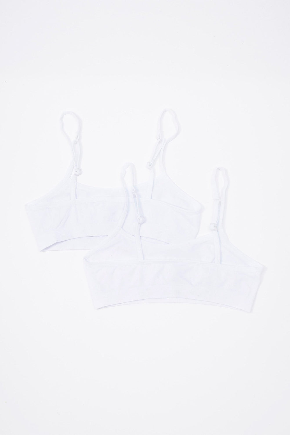 Kids Soutien-gorge sans couture pour fille (2 unités) Blanc