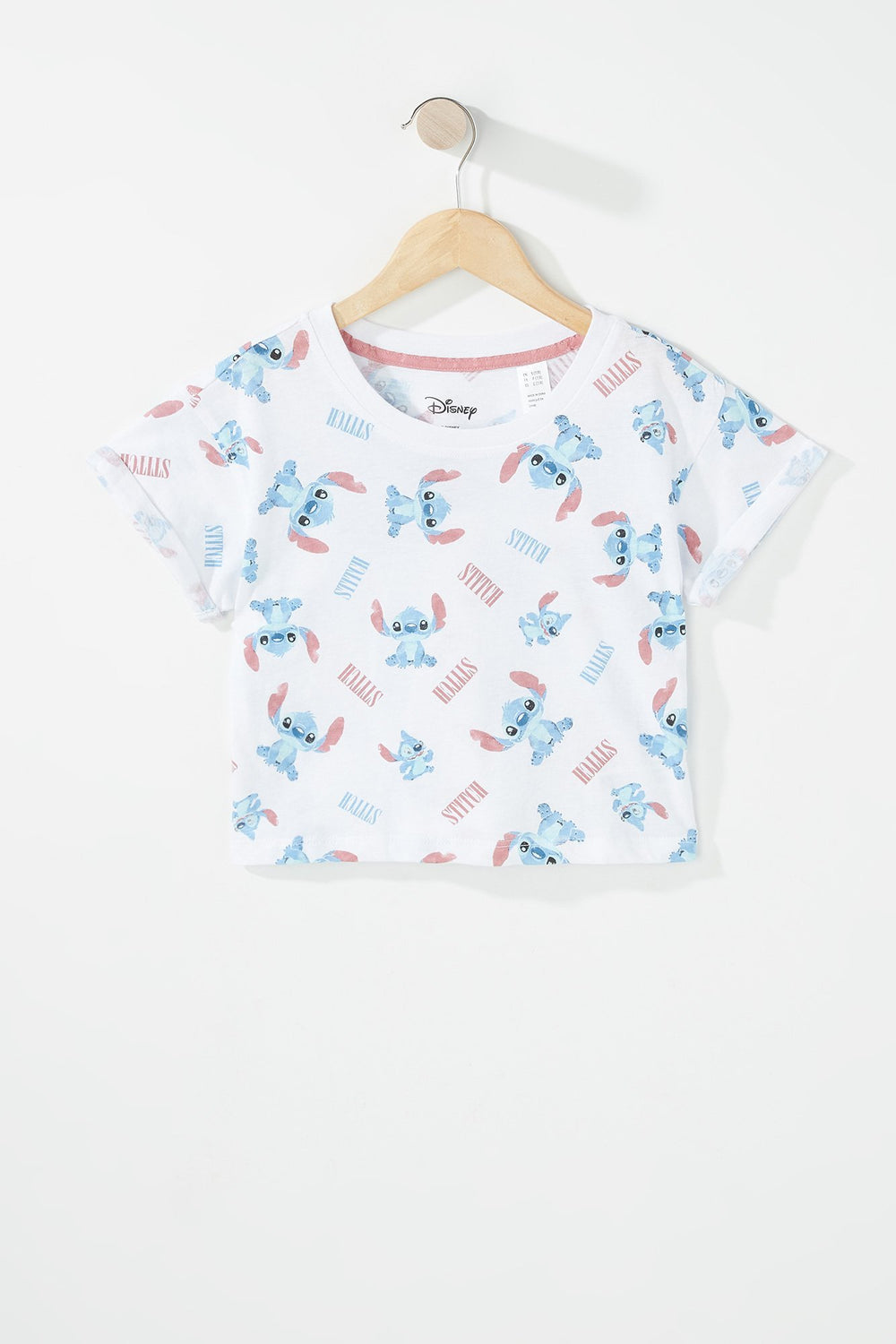 Kids T-shirt à imprimé Lilo & Stitch pour fille Blanc