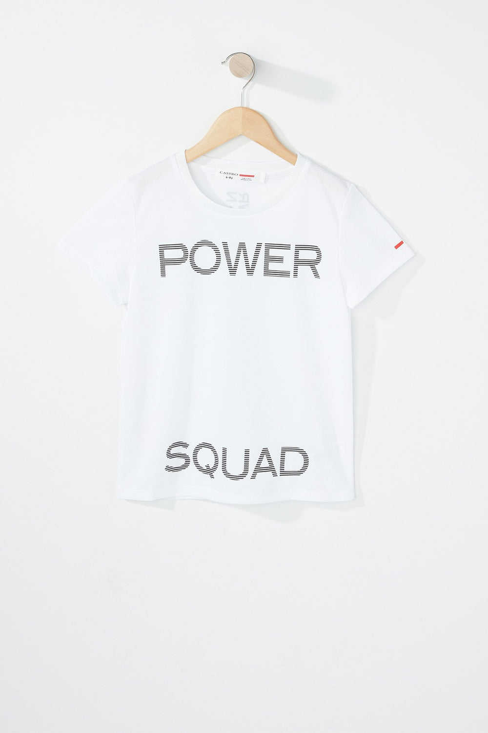 Kids T-shirt à imprimé Power Squad pour garçon Blanc