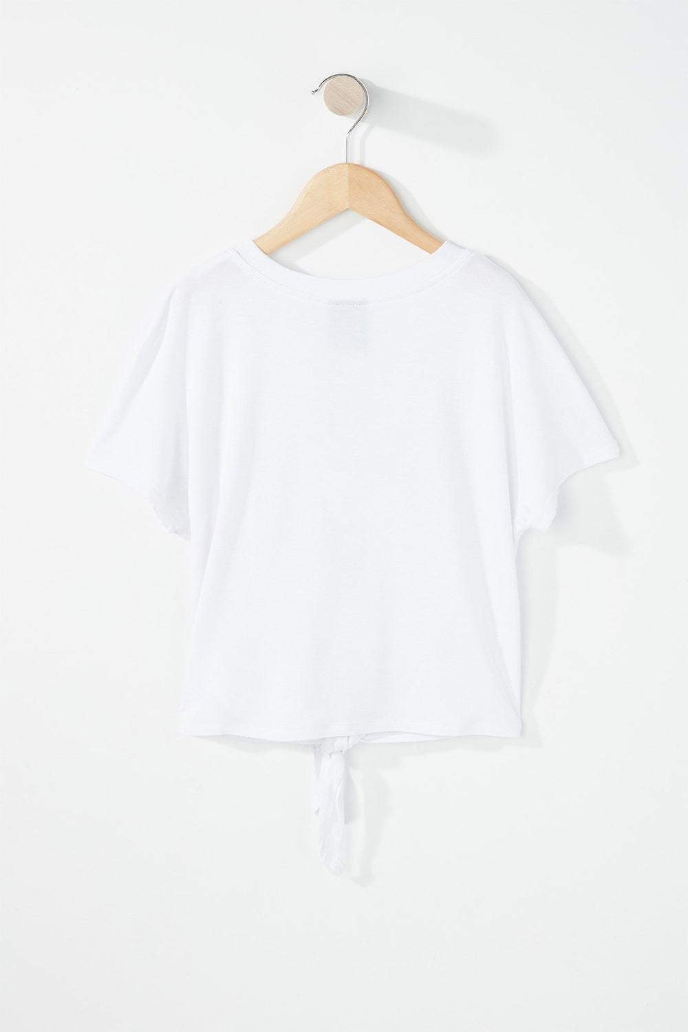 Kids T-shirt court Rocawear noué devant pour fille Blanc