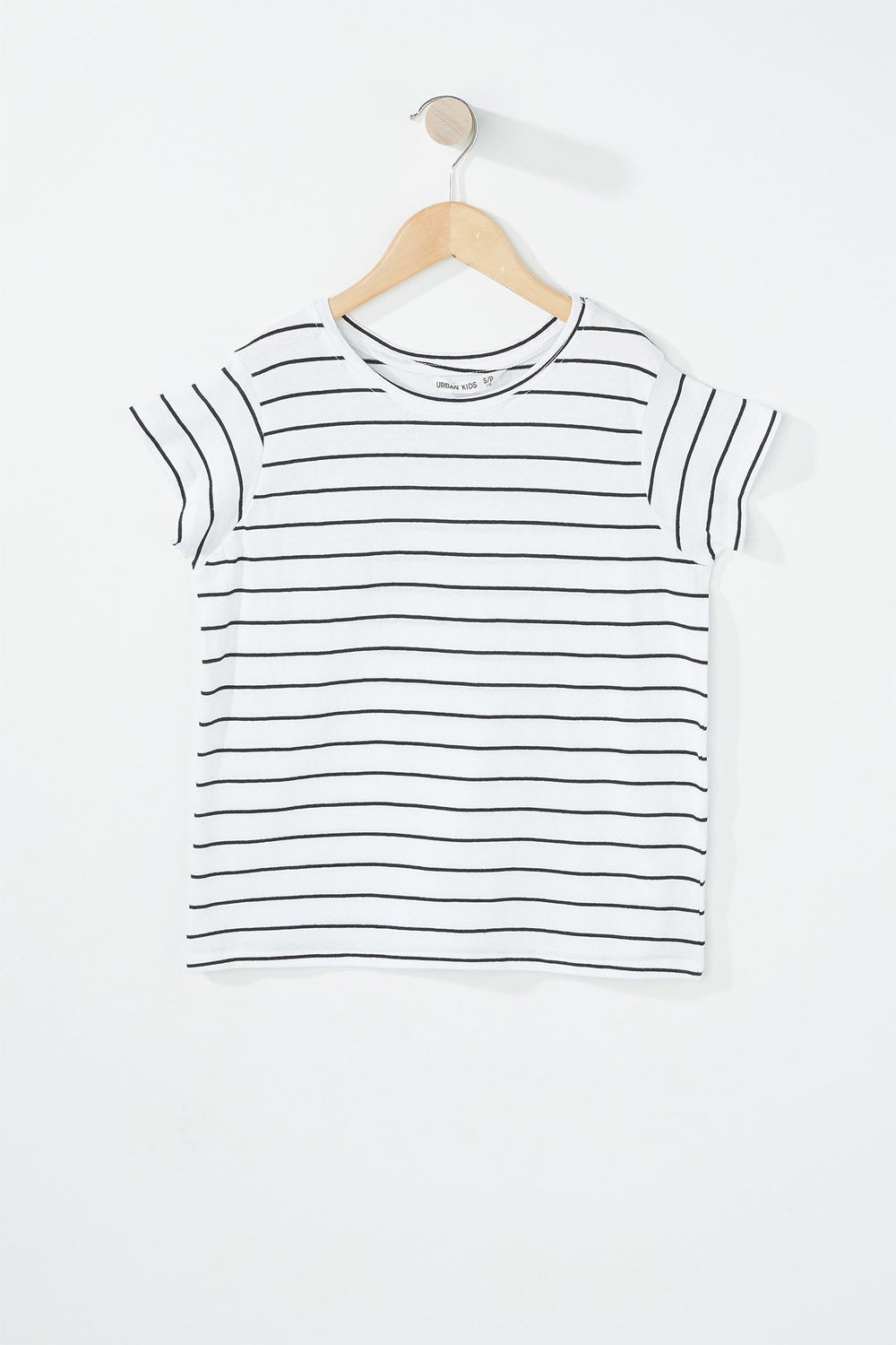 Kids T-shirt rayé pour fille Blanc