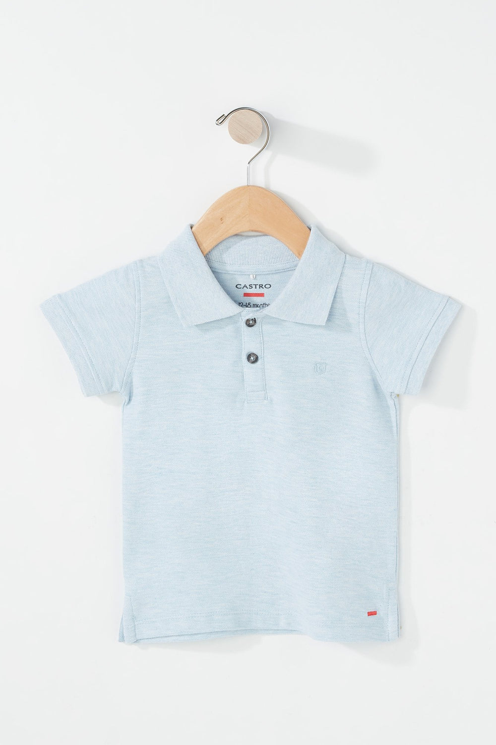 Kids Chemise polo légère pour bébé garçon Bleu pâle