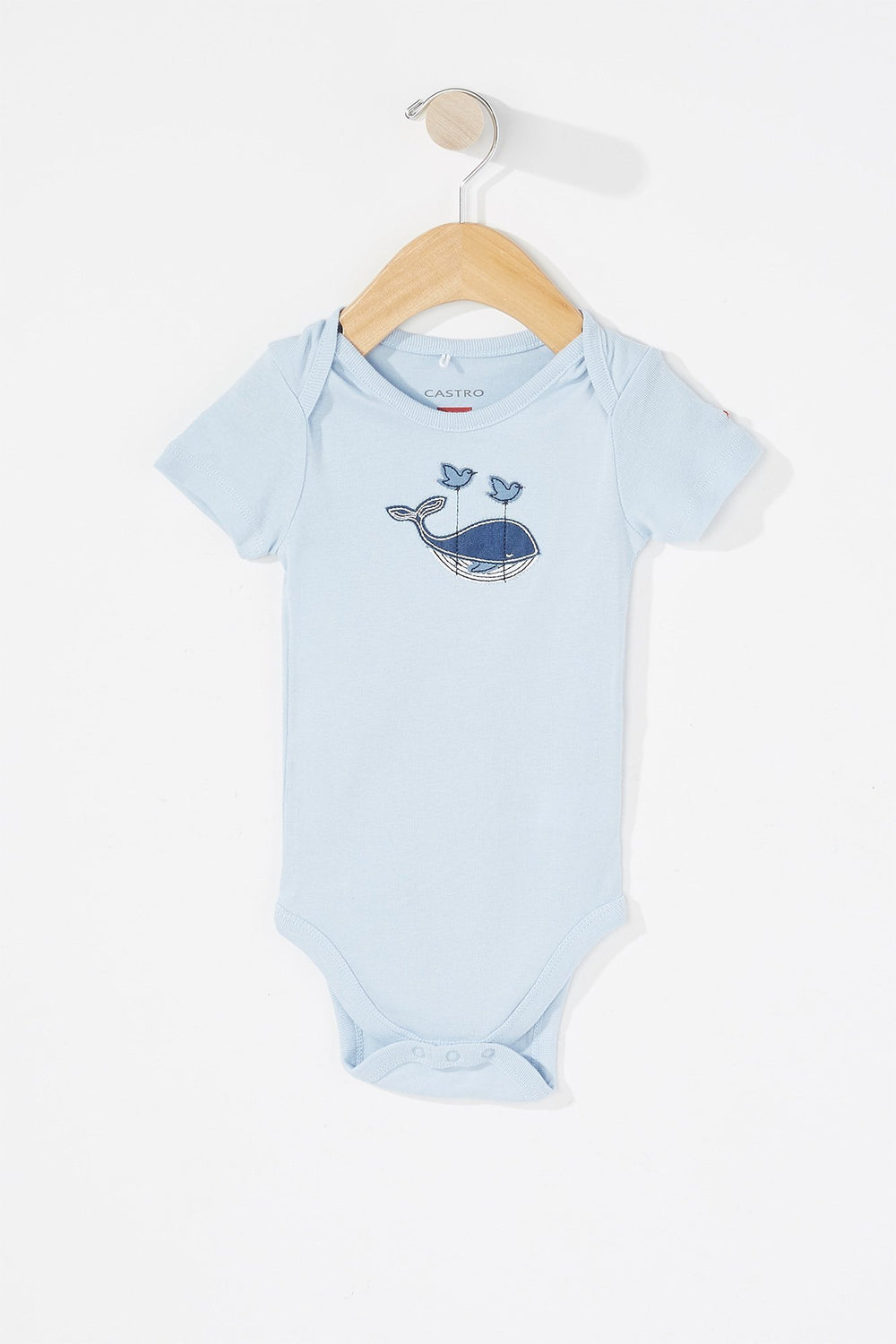 Kids Combinaison avec empiècement Baleine pour bébé garçon Bleu pâle