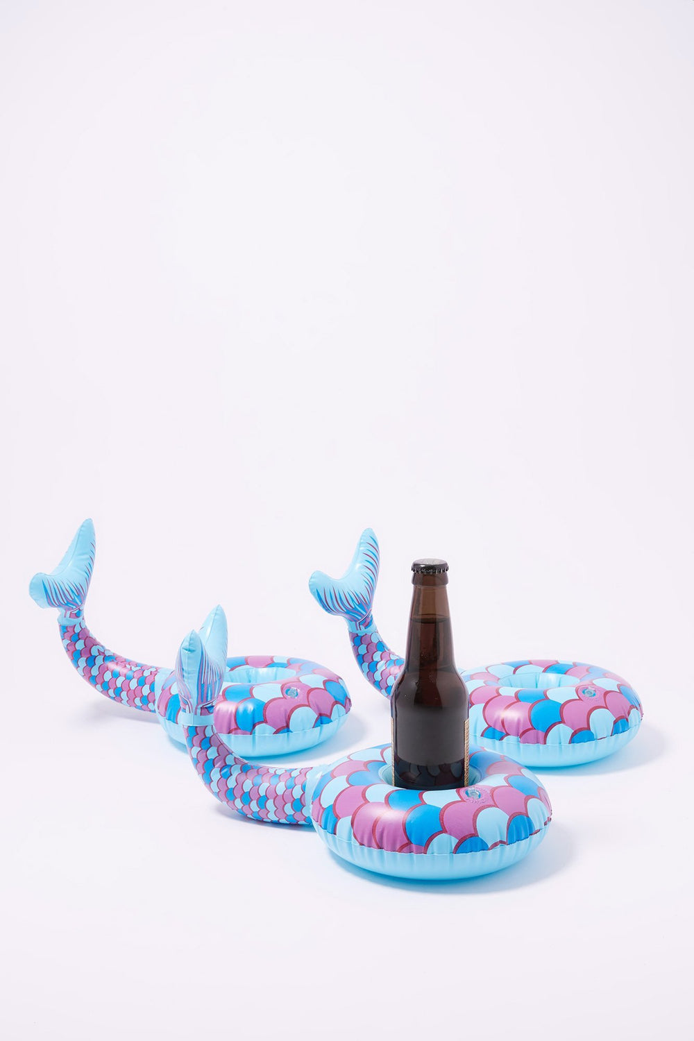 Women Miniflotteur pour boisson Sirène Bleu