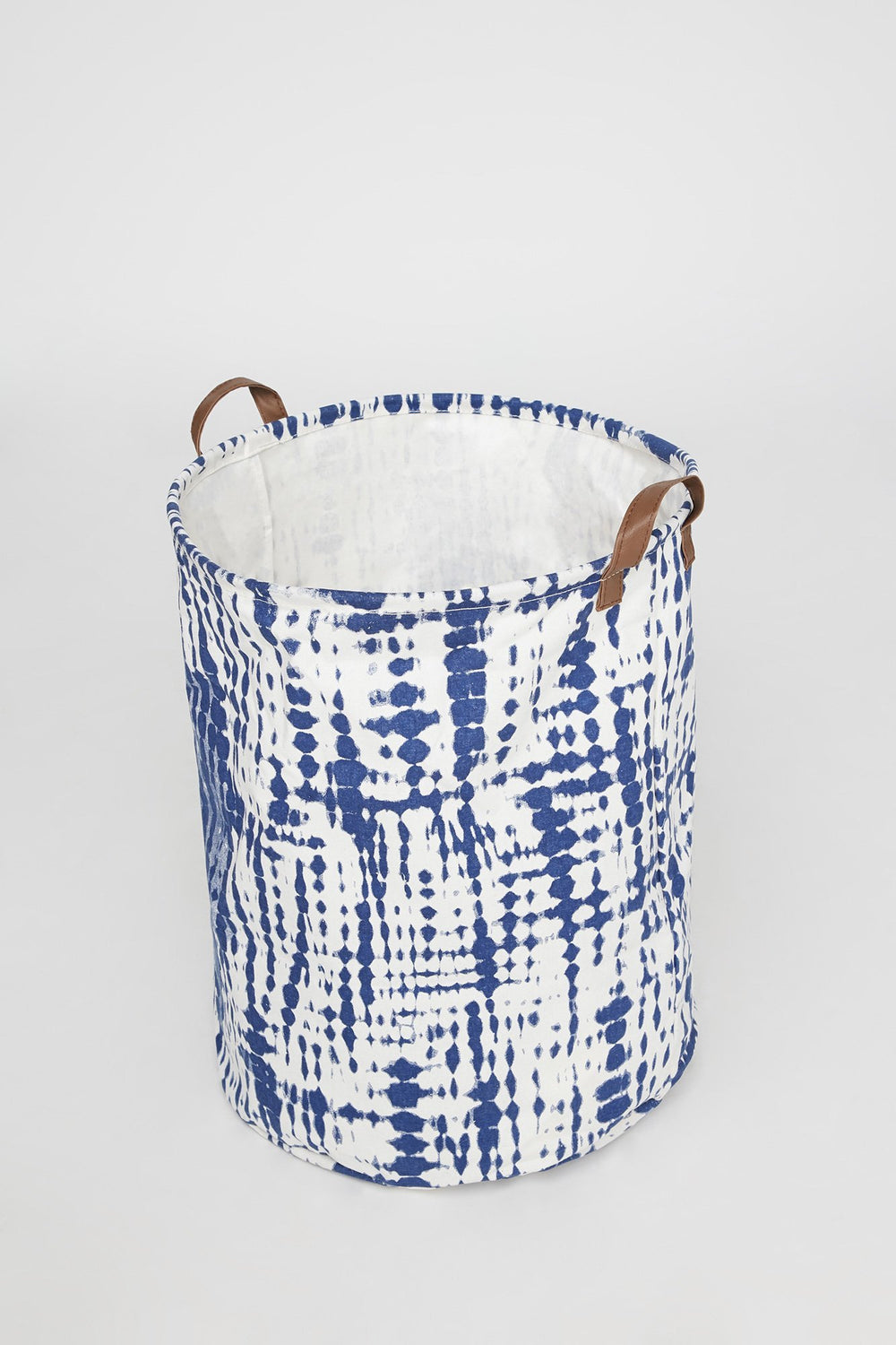 Women Panier à linge en toile teinte par espacements Bleu