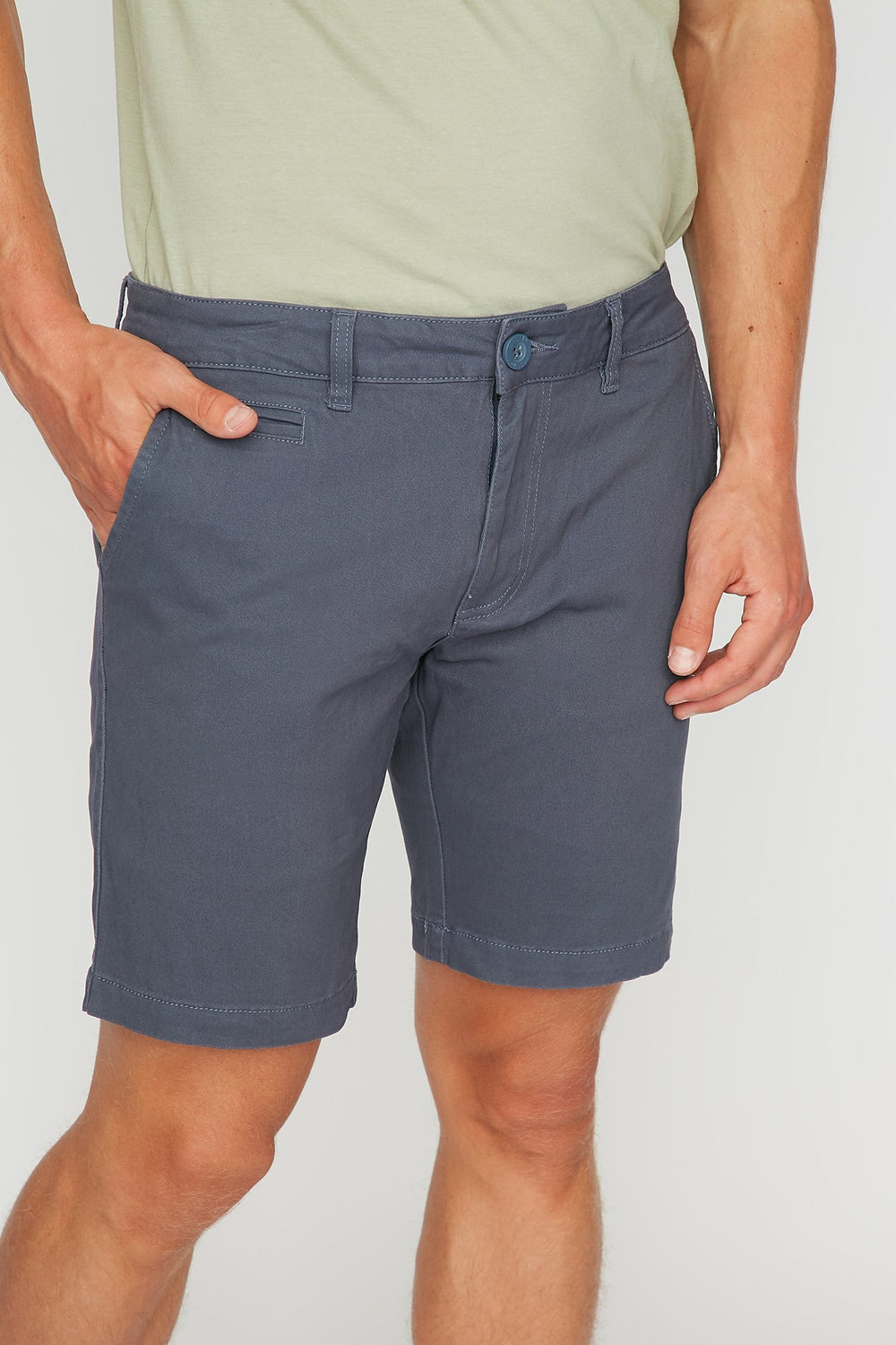 Men Basic Chino Short Blue