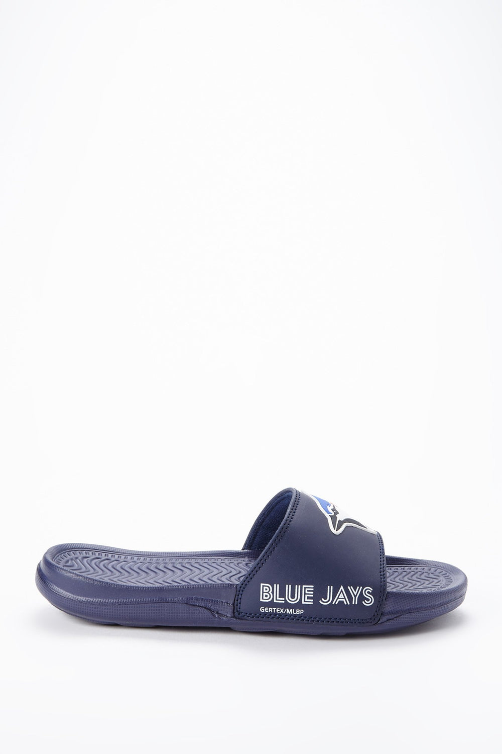 Men Blue Jays Slider Sandal Blue